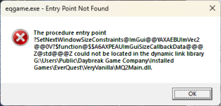 MQ2Main.dll Error.png MQ2Main.dll Error.png