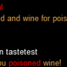 TasteTest - Poisoned bread and wine notifier